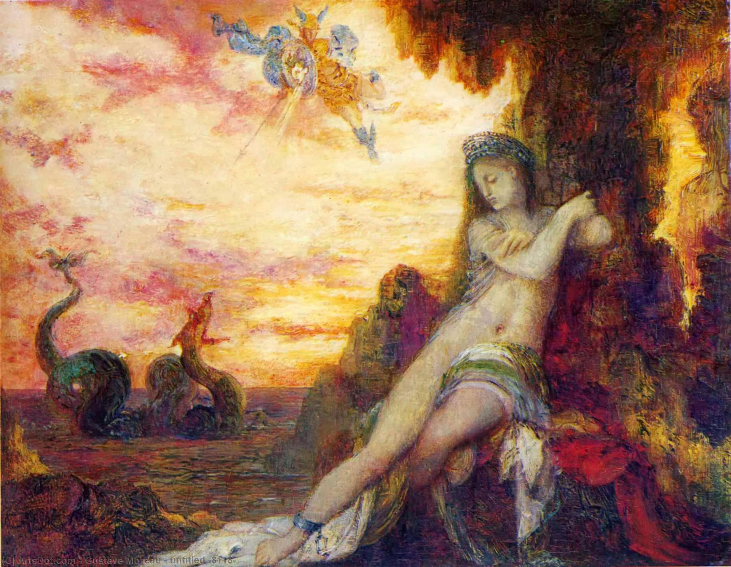 Pintura de Gustave Moreau.
